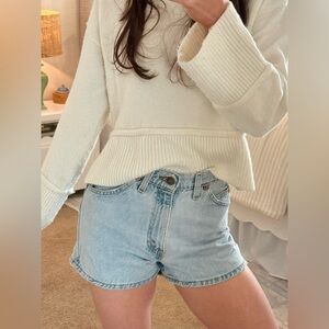 Levi's Light Blue Jean Shorts for Women